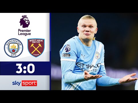 Haaland mit zwei Geschenken für Citizens! 🎅🏻 | Manchester City - West Ham United | Premier League