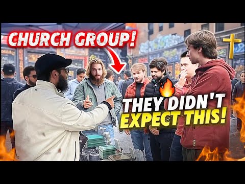 🤯✝️🔥Christian Church Group Tries to Convert Muslim & Ends Up Debating Shaykh Uthman!