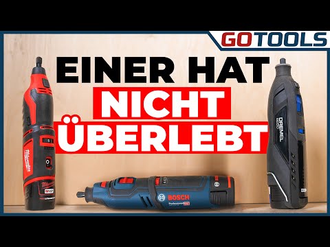 Rotationswerkzeuge Extremtest: Dremel, Bosch und Milwaukee im Vergleich! Inkl. Verlosung