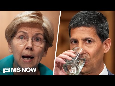 Warren questions Warsh on his finances and potential Epstein connections