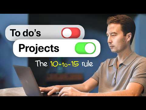 Too Many Projects? The 10-to-15 Rule Will Save You!