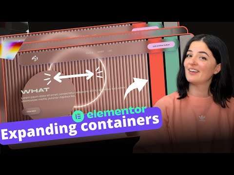 EXPANDING CONTAINERS - Elementor Wordpress Tutorial Flex Container