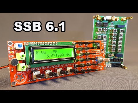 SSB 6.1 Трансивер из Китая DYI KIT сборка и первый запуск