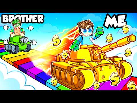BEATING my BROTHER in Roblox TANK TRAINING SIMULATOR