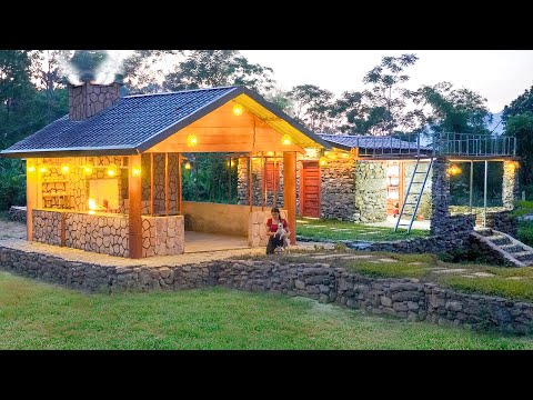 TIMELAPSE - 90 Days Alone To Build A Large, Fully Functional Kitchen | from Start To Finish