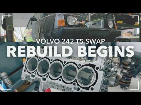 Rebuilding a 5 cylinder turbo engine for my Volvo 242 T5 (Part 1)