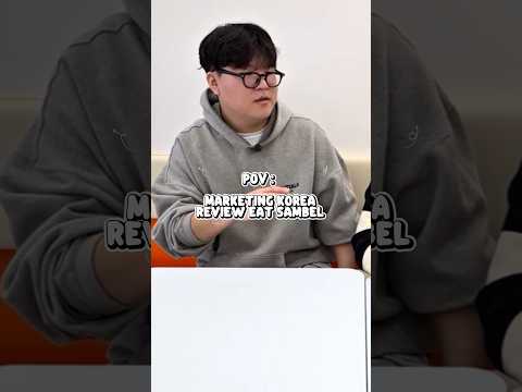 Ternyata team marketing korea sama indo sama ya🤣 #makananindonesia #indonesianfood #koreanreaction