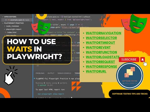 Playwright tutorials for beginners - How to use Waits in Playwright?