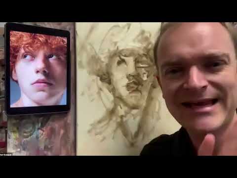 Portrait Painting Demonstration by Peter Keegan