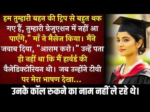 माँ-बाप मेरी ग्रेजुएशन में नहीं आए—मैंने दुनिया को दिखा दिया… फिर उनके लगातार कॉल आने लगे!