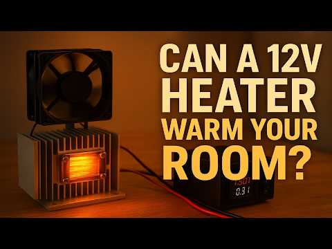 This 12V PTC Heater Actually Works! | DIY Room Heater
