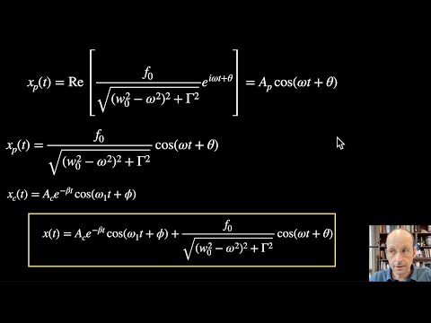 The Damped Driven Harmonic Oscillator