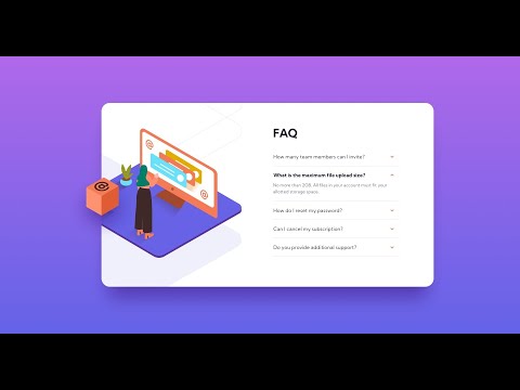 FAQ ACCORDION CARD REACT