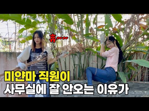 한창 꾸미고 싶을 20대 직원들에게 궂은일을 시키는 한국 사장님