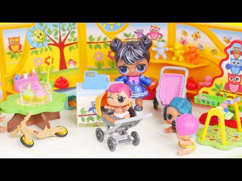 Barbie LOL Family Store Morning Routine on Cruise Ship with Neonlicious