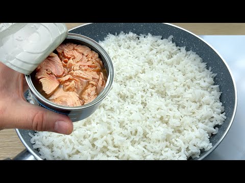 Do you have rice and canned tuna at home?😋2 recipes easy, quick and very tasty # 167