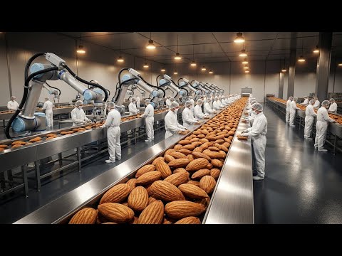 How Almonds Turn Into Pure Oil Inside a Factory (Full Process)
