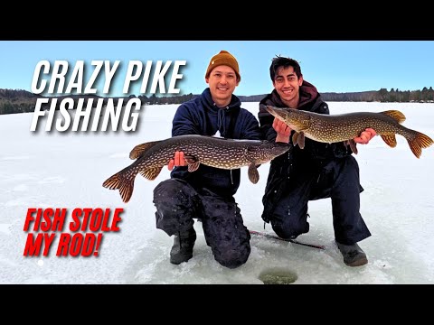 Two INSANE Moments… One Ice Fishing Trip 