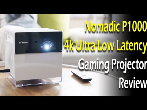 Ultra Low Latency 4K HDR Gaming Projector! NOMVDIC P1000 Review 😎