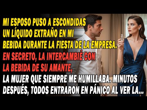 Intercambié Mi Copa Con La De La Amante De Mi Esposo🍷. Ella Bebió El Líquiado Extraño Y Todo Explotó