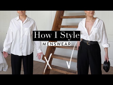 10 Tips for Styling Menswear & Oversized Clothes On Women | Gemary