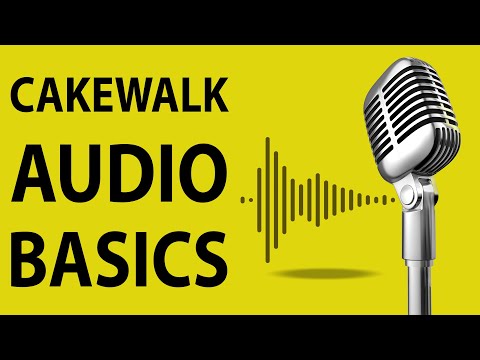 How To Use Cakewalk by Bandlab - Audio Basics