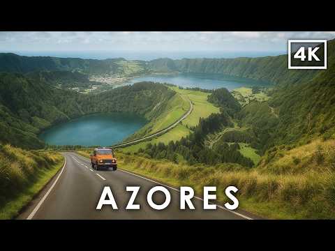 Driving Inside a Massive Volcanic Crater 🌋 | Azores Sete Cidades (4K)