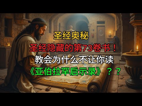 圣经隐藏的第73卷书!教会为什么不让你读《亚伯拉罕启示录》?