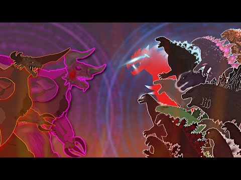 Every Godzilla Vs Bagan | The Complete Saga | Sticknodes Animation |