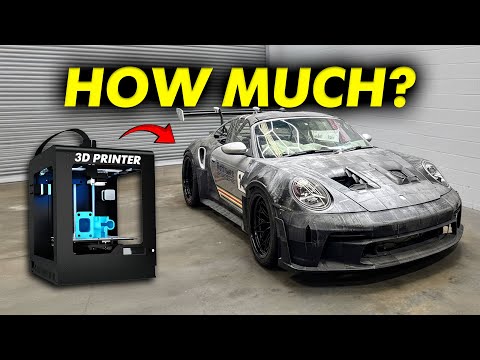 The REAL Cost to 3D Print an ENTIRE Porsche GT3