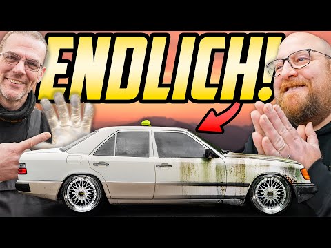 Rost VERSCHWINDET in SEKUNDEN?! - Mercedes W124 250D Taxi - Griff in die TRICKKISTE!