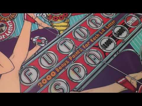 Future Spa Pinball Playfield Restoration (Before & After)