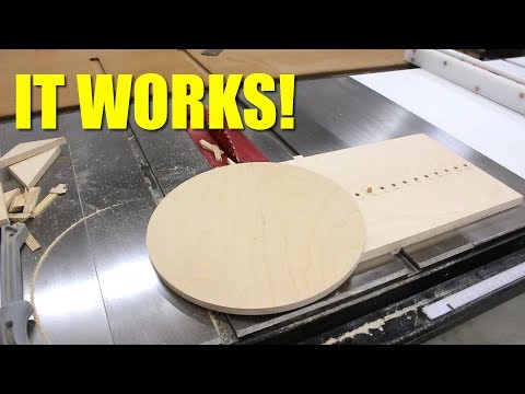 How To Cut A Circle On A Table Saw