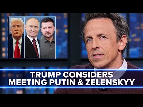 Trump Says He's Considering Joining Putin and Zelenskyy in Turkey for Peace Talks