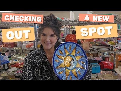 Thrift With Me at a New Goodwill! + Cozy Fall Bulb Planting & Glass & Pottery Haul