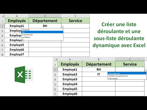 Validation de données: Liste déroulante dynamique avec Excel (Drop-down list)