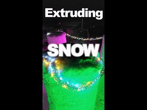 March Break Fun - Extruding SNOW to make a Castle