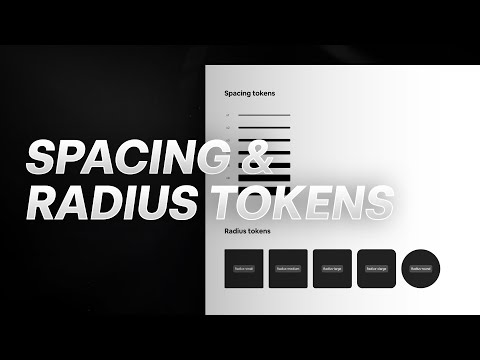 Setting up SPACING & RADIUS TOKENS using Figma Variables!