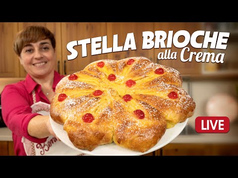 STELLA BRIOCHE ALLA CREMA - Ricetta Live