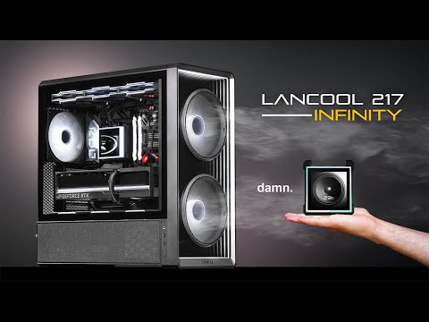 This Futuristic Airflow PC Case is Unique... | Lian Li Lancool 217 Infinity PC Build