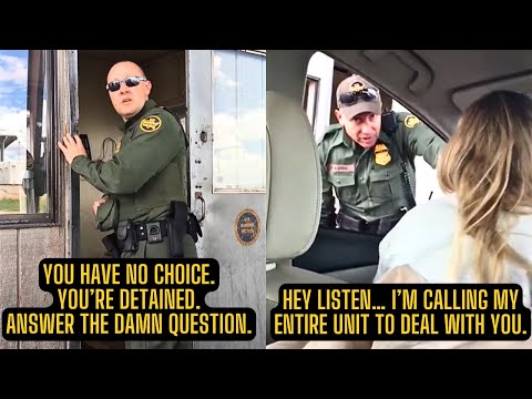 Entire Border Patrol Cops Unit Ego Gets Destroyed By A Female Law Teacher