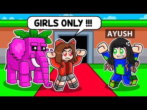 Ayush Became Girl To Join GIRLS ONLY SERVER In Steal A Brainrot!