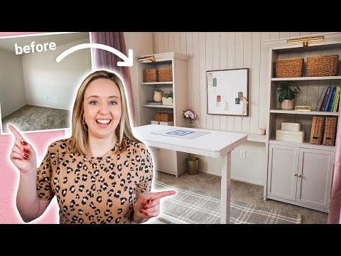 DIYing my DREAM craft room! ✨ Renter-friendly craft room makeover