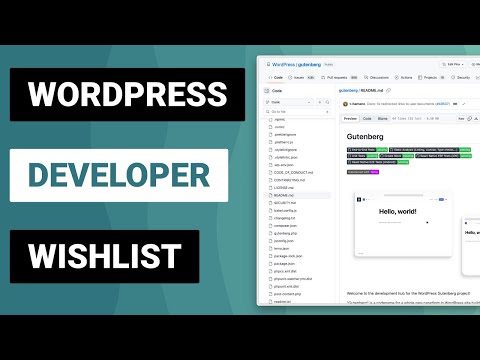 Wishlist for Modern WordPress Development
