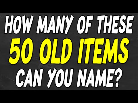 Can You Identify ALL 50 OLD ITEMS from the Past in Just 5 Seconds? (Part 5)
