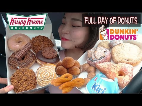 FULL DAY OF DONUTS!! DONUT CHEAT DAY