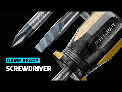 How to Model a Screwdriver in Blender
