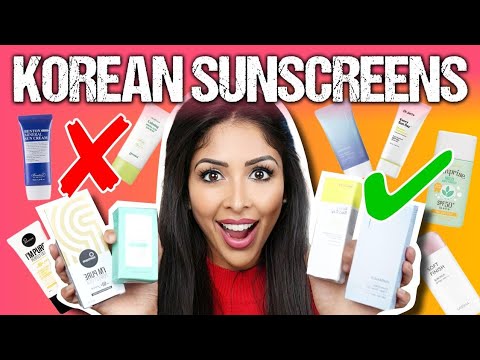 K-beauty Sunscreens: BEST EVER?! Doctor Vanita Rattan- Korean Sunscreen Review