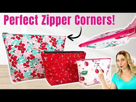 Easy DIY Zipper Pouches For Beginners