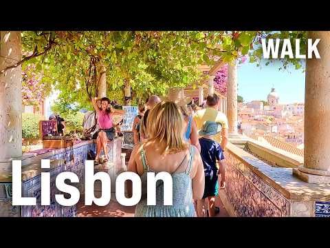 LISBON 4K Walking Tour - Portugal Walk with Captions & Immersive Sound [4K Ultra HD/60fps]